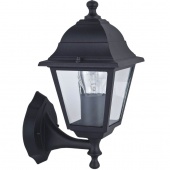 Уличный настенный светильник Favourite Leon 1812-1W,E27,черный